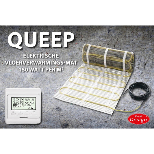 "Queep" elektrische vloerverwarmings-mat | 4.0 m2